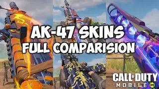 All AK 47 Legendary & Mythic Comparision | COD Mobile | CODM