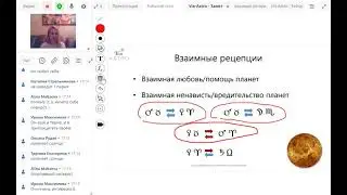 Рецепции планет. Хорарная Астрология // Юлия Береговая