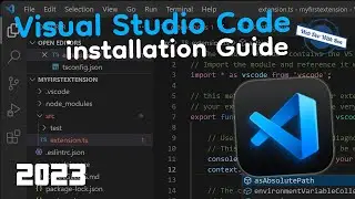 How to install Visual Studio Code || HTML Beginners Course