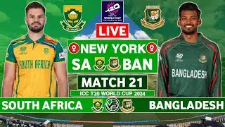 ICC T20 World Cup Live: Bangladesh vs South Africa Live Scores | BAN vs SA Live Scores & Commentary