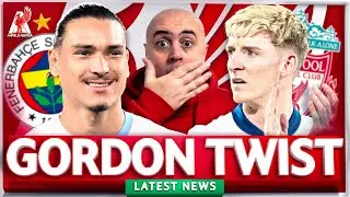 ANTHONY GORDON DEAL STILL POSSIBLE + DARWIN LINKED TO SHOCK MOVE AWAY! Liverpool FC Latest News