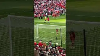 Mo Salah's daughter scores in front of the Kop - again!