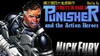 The Punisher in the Streets of Rage GENESIS Playthrough with Nick Fury (1080p/60fps)