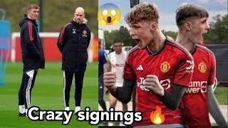 ✅Welcome to Man United 🔥,Jack Fletcher & Tyler Fletcher, two players SIGNED by Man United as Ten Hag