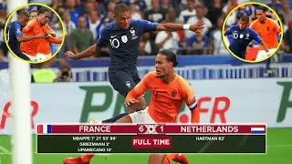 The Day Mbappe Destroying Van Dijk and Netherlands