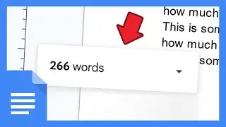 Google Docs Tutorial: Live Word Counter