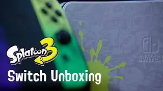 Splatoon 3 Switch OLED unboxing Visually Impaired Gamer Edition! | Switch Size Comparison