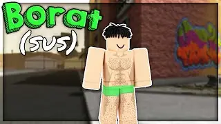 Becoming BORAT EXPLOITER in Roblox Da Hood