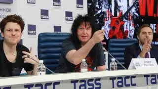 Blackie Lawless - 2017 - W.A.S.P. - Press Conference, Moscow (Interview) - 2