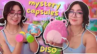 opening mystery capsules + I got my dream squishmallow!!