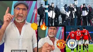 Crazy!! Eric Cantonas powerful message to Man United players ahead of FA Cup finals vs Man City