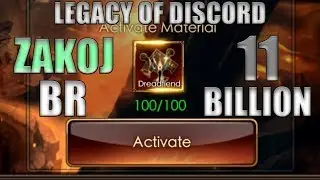 Legacy of Discord: Getting to 11Billion BR & Activate Dreadfiend