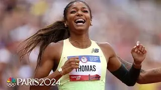 Gabby Thomas VICTORIOUS in the 200m; ShaCarri Richardson just misses Olympic spot | NBC Sports