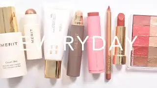 Everyday Makeup Routine | New MERIT Early Access and Current Glowy Favourites | AD