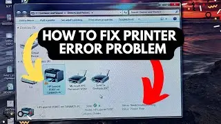 How To Fix HP Printer (Shared Printer) Error Problem In Windows 7 or Windows 10