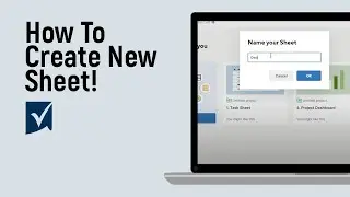 How to Create New Sheet on Smartsheet Account [easy]