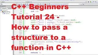 C++ Tutorial for Beginners 23 - Data structures or struct (C++)