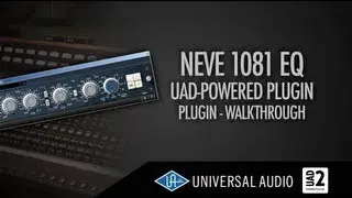 UAD - NEVE - 1081 EQ plugin explained