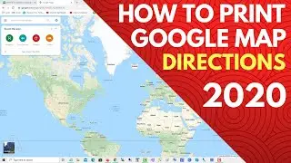 How to Print Google Maps Directions