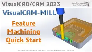 VisualCAD/CAM 2023 Automatic Feature Machining (AFM) Quick Start