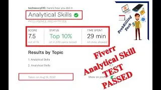 fiverr analytical skill test 2022 passed| latest fiverr analytical skill test answers 2022|