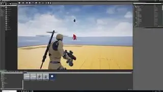 UE4 Grenade testing with dismemberment and bullet shells