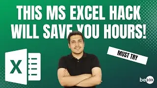 This MS Excel Hack Will Save You Hours 🚀⏱️