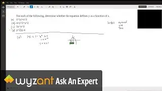 Using the vertical line test to determine whether a relation is a function