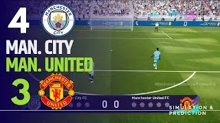 Penalty shootout ⚽ Manchester City 4-3 Manchester United Fa Community Shield 2024 | eFootball game