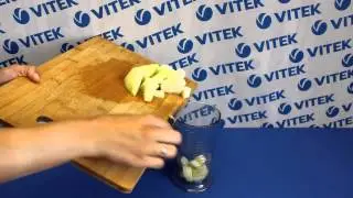 Рецепт приготовления смузи из персика и дыни в блендере VITEK VT-3400 BW