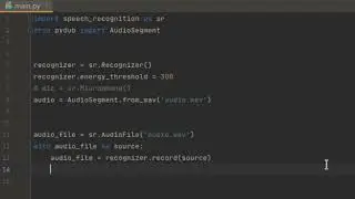 Converting Speech to Text using Python