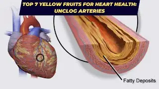 Top 7 Yellow Fruits to boost Heart Health| Unclog Arteries I Reduce Bad Cholesterol