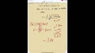 Finding a General Solution based on One Known Solution (Reduction of Order)