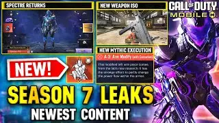 Mythic Spectre Returns with Execution! | New Gun ISO | Season 7 Leaks | COD Mobile | CODM