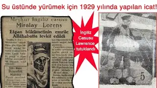 Su üstünde yürümek için 1929 yılında yapılan icat