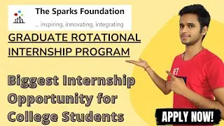 Internship Opportunity for College Students | Internship by Sparks Foundation | Free Internship