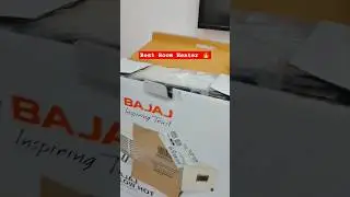 Bajaj Room Heater Unboxing 🔥😍 | Best Room Heater Under ₹1500 |  #Shorts #heater #short