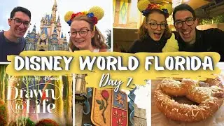 Be Our Guest, Dole Whip & Drawn to Life | Magic Kingdom | Disney World Florida Vlog | Day 7 🏰✨🐭