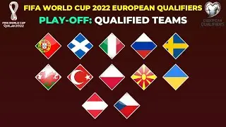 FIFA World Cup 2022 European Qualifiers Play-Off: All Qualified Teams | 2nd Round Teams