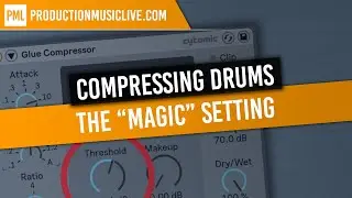 How To Compress Drums with Ableton Glue Compressor (The Magic Setting)