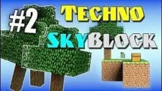 Выживание в майнкрафт SkyBlock #2