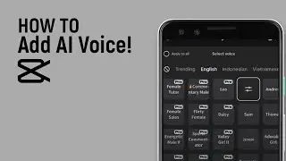 How To Add AI Voice On CapCut   Full Guide