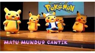 Lagu Anak Maju Mundur Cantik Versi Badut Pokemon Pikachu Lucu