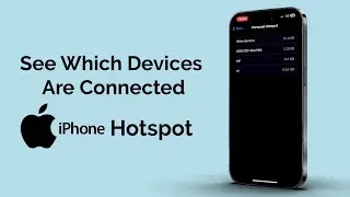 How To See Which Devices Are Connected To iPhone Hotspot?