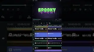 Spooky Halloween Text Animation in Filmora 12 #filmora12 #creativegraphicz