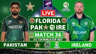 Pakistan vs Ireland Live Match | PAK vs IRE Live Match Today | ICC T20 World Cup 2024 Live Match