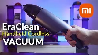 EraClean Handheld Cordless Vacuum | 6000Pa Powerful Suction For Car & Home