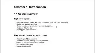 Course overview: "Master Machine Learning with scikit-learn"