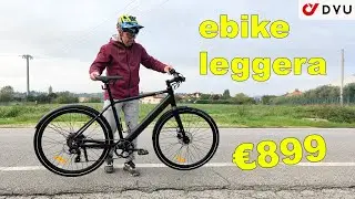 TEST BICI ELETTRICA DYU STROLL 1 IDEALE PER CASA LAVORO E TEMPO LIBERO