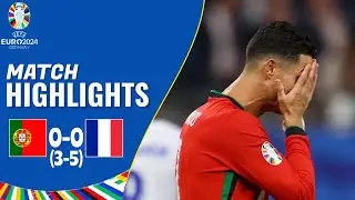 Portugal vs France | 0-0 (3-5) | Highlights | UEFA Euro 2024 | france vs portugal